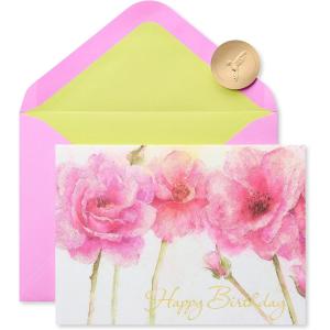 Papyrus Birthday Card for Her – BCRF Partnership (Extraordinary Woman)(Roses – Glitter Free)