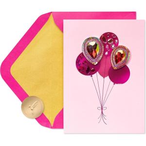 Papyrus Birthday Card for Her – BCRF Partnership (Wonderful Surprises)(An Abundance of Happy Wishes)