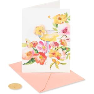 Papyrus Birthday Card for Her – Designed by Bella Pilar (Beautiful and Amazing)(Floral Cocktail)