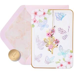 Papyrus Birthday Card for Her – Designed by Bella Pilar (Special Delivery)(Cherry Blossom Branch)