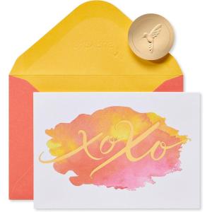 Papyrus Blank Cards with Envelopes, Blossoms (12-Count)(XOXO)