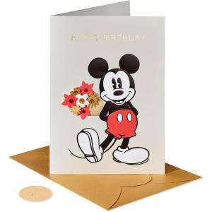 Papyrus Disney Birthday Card (Every Amazing Moment)(A Perfect Day From Beginning to End)