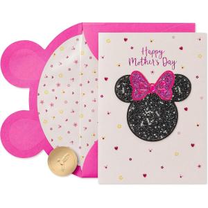 Papyrus Disney Mothers Day Card (Love and Smiles)(FSC Sparkle Minnie)