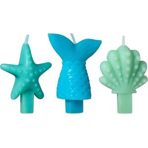 Papyrus Eco-Friendly Birthday Candle Cake Topper, Pink Unicorn (1-Count)(Mermaids)