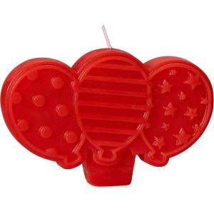 Papyrus Eco-Friendly Birthday Candle Cake Topper, Pink Unicorn (1-Count)(Red Balloons)