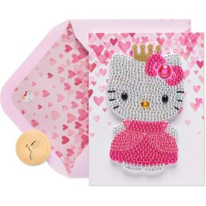 Papyrus Hello Kitty Birthday Card for Girl (Extra-Special Day)(Gem Patch)