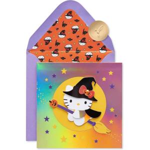 Papyrus Hello Kitty Halloween Card (Sweet Treats)(FSC Hello Kitty Witch)