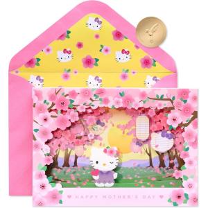 Papyrus Hello Kitty Mothers Day Card for Mom (Special Day for a Special Mom)(Hello Kitty Shadowbox)