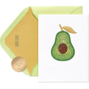 Papyrus Judith Leiber Blank Card for Her (Gemmed French Bear)(Gemmed Avocado)