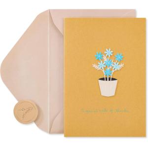 Papyrus Thank You Card – Designed by Bella Pilar (So Sweet)(Pot of Daisies)