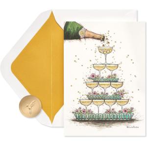 Papyrus Wedding Card – Designed By Bella Pilar (Overflowing with Love)(Overflowing with Love Glitter Free)