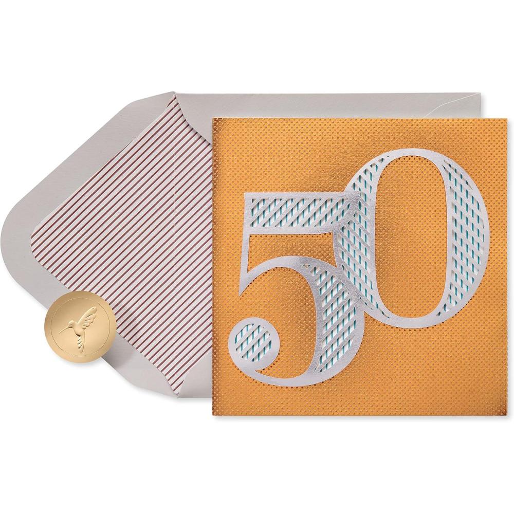 imagePapyrus 50th Birthday Card New Beginnings50 Looks Amazing On You