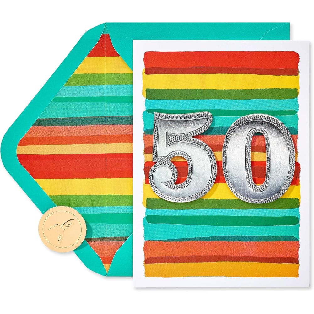 imagePapyrus 50th Birthday Card New BeginningsNew Beginnings