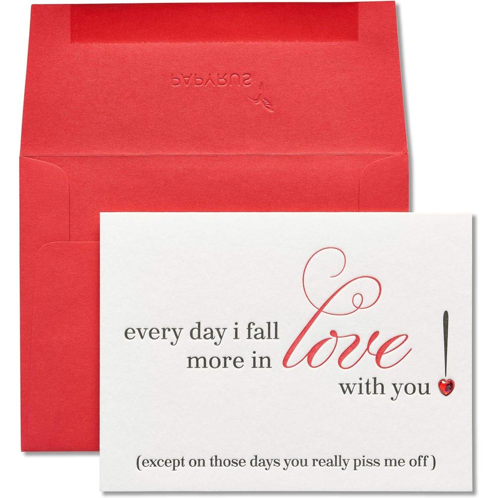 imagePapyrus Anniversary Card Perfect PairFall More In Love