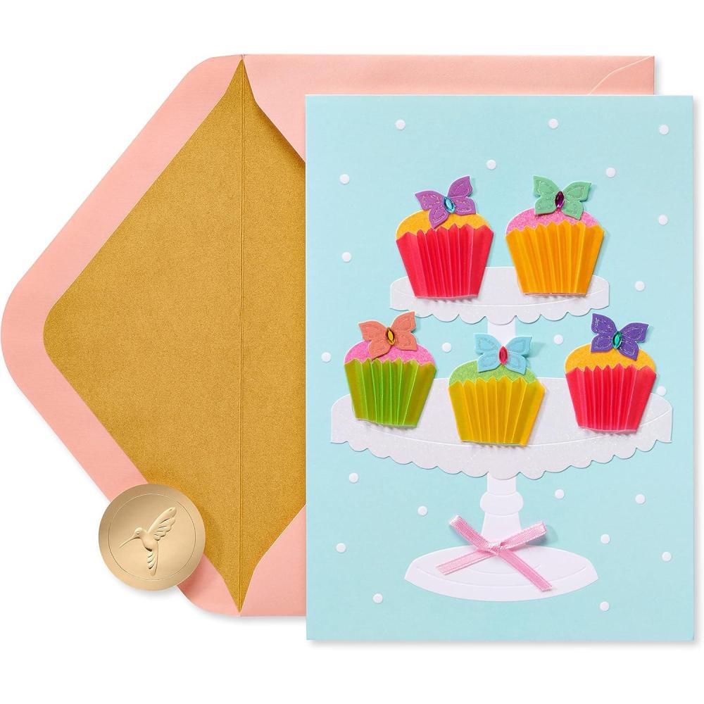 imagePapyrus Birthday Card for Her Royal WonderfulnessButterfly Cupcakes