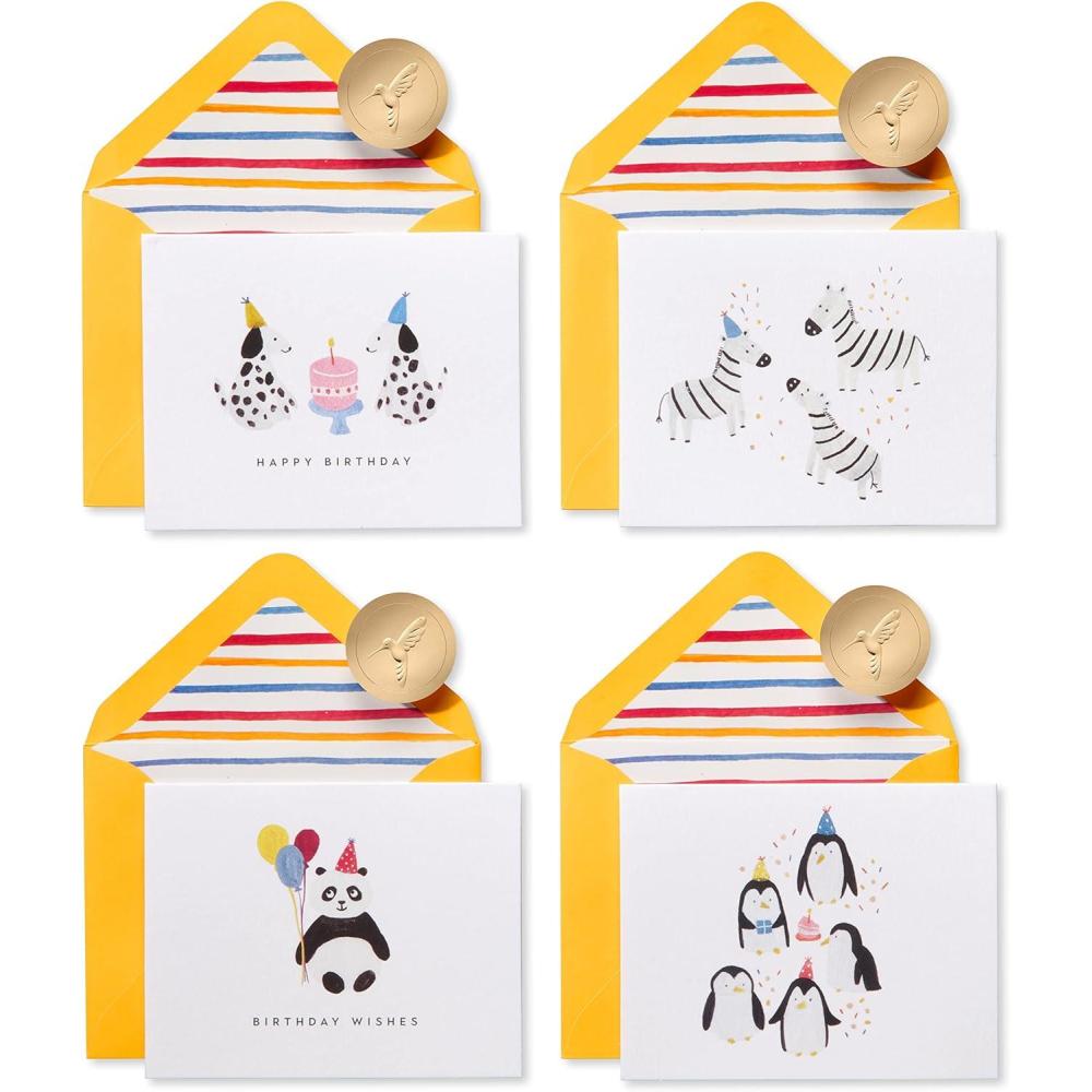 imagePapyrus Blank Birthday Cards Party Animal 20CountYellow