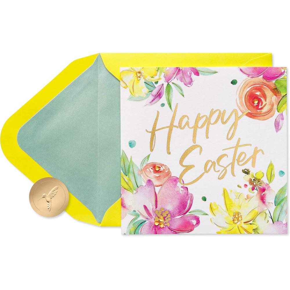 imagePapyrus Easter Card Warm and WonderfulFSC Floral Watercolor