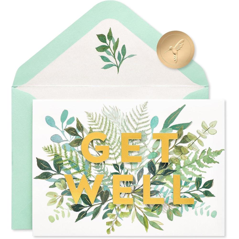 imagePapyrus Get Well Soon Card RejuvenateSending Healing Thoughts