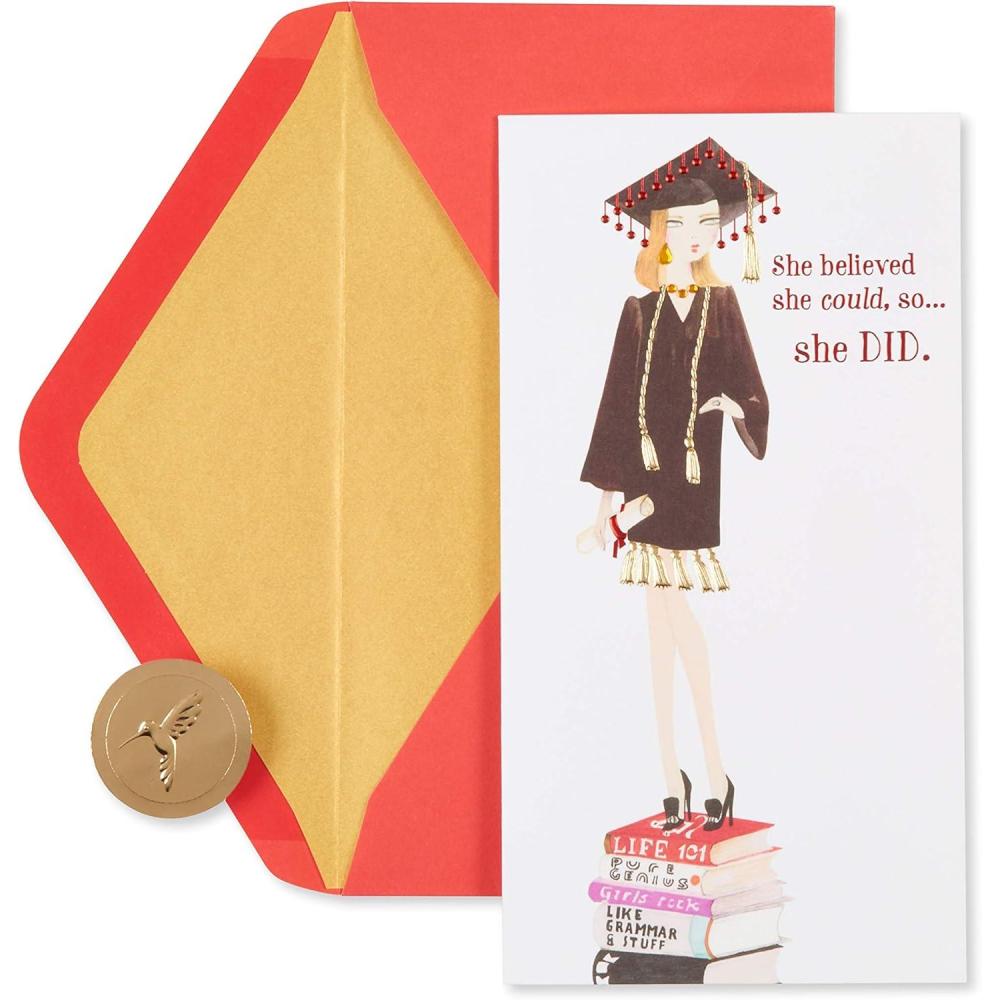 imagePapyrus Graduation Card for Her Best Wishes for Bright FutureGraduate Girl