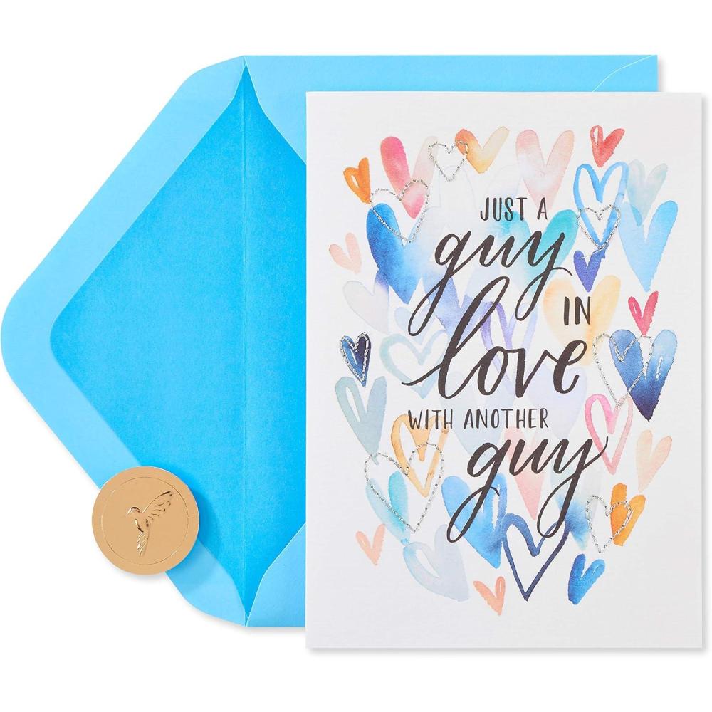 imagePapyrus LGBTQ Anniversary Card for Him from Him Heres To UsHeres To Us