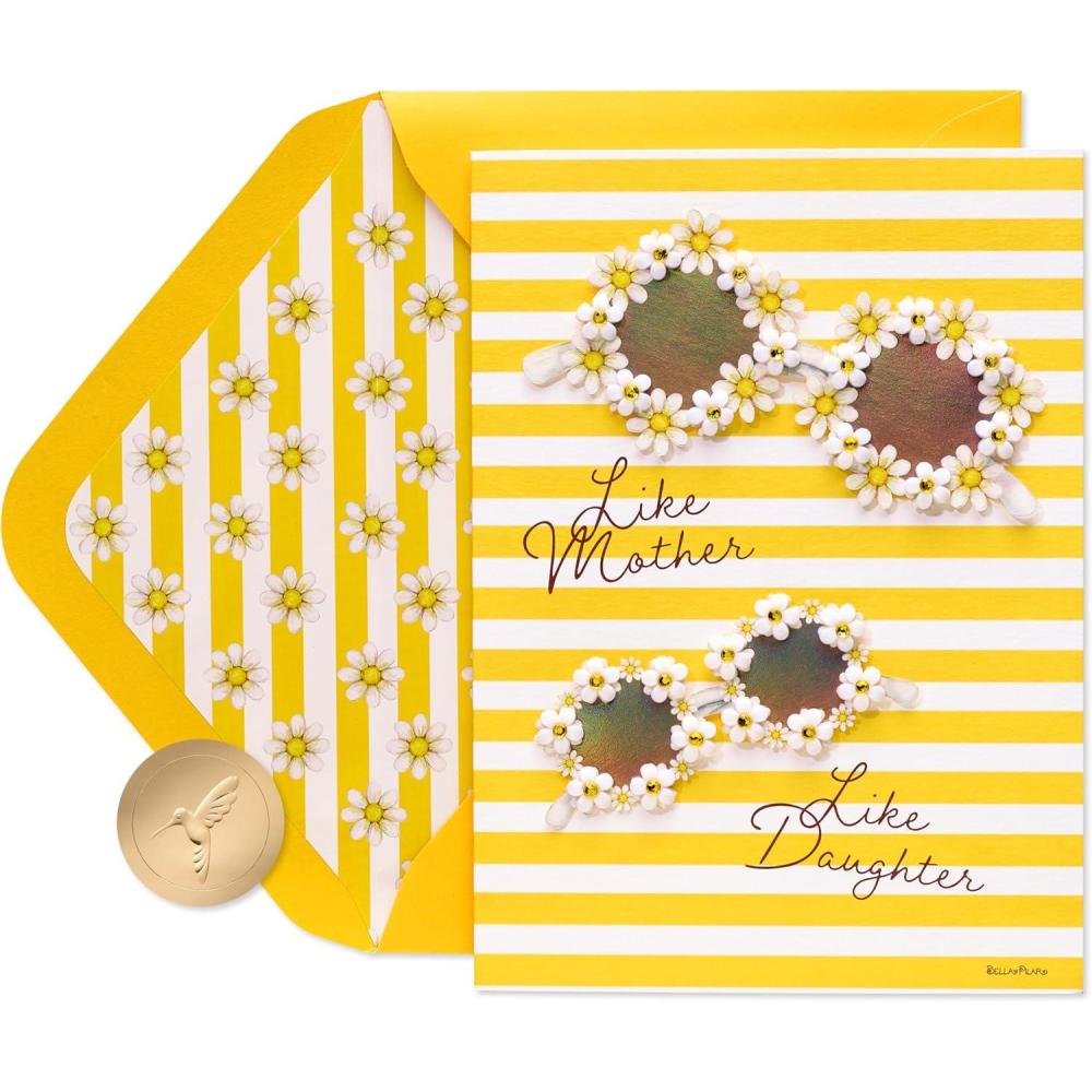 imagePapyrus Mothers Day Card for Mom Always There for MeFSC Daisy Sunglasses