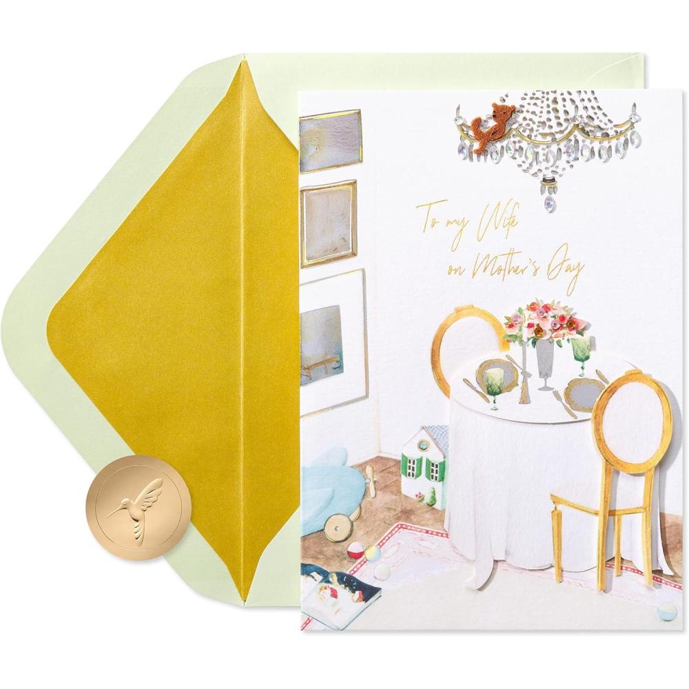 imagePapyrus Mothers Day Card for Wife from Husband Our Lives Wouldnt Be CompleteFSC Dining Room