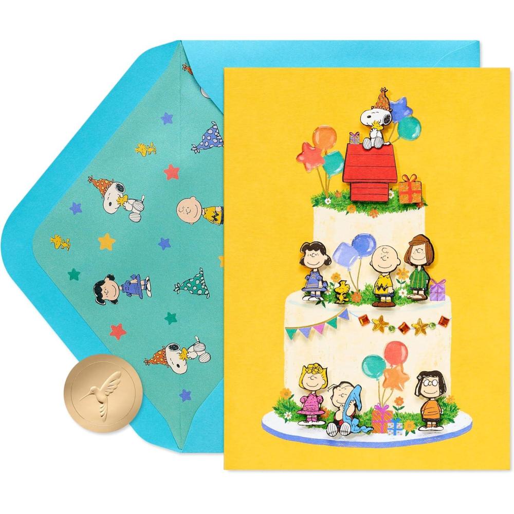 imagePapyrus Peanuts Birthday Card Youre The BestFSC Peanuts Birthday Cake