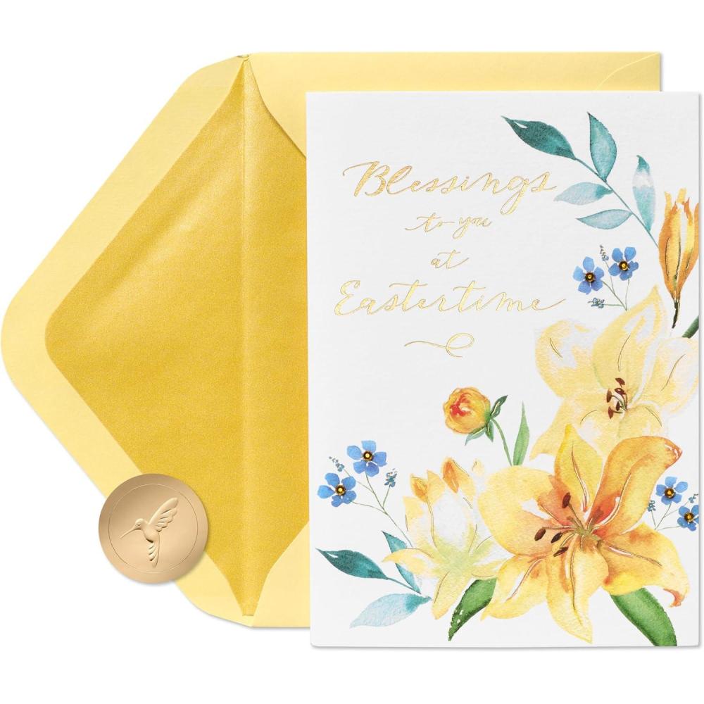 imagePapyrus Religious Easter Card The Lord Has RisenFSC Easter Lillies