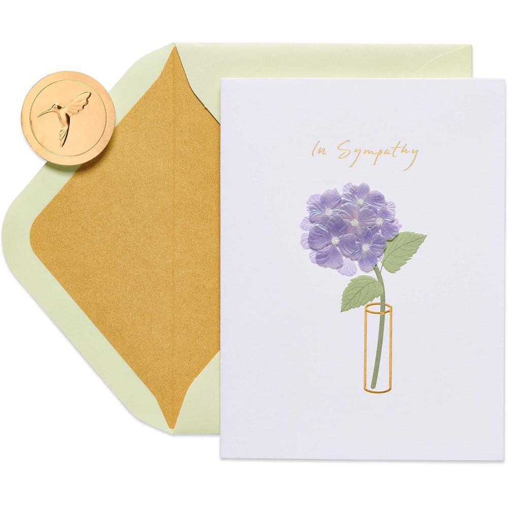 imagePapyrus Sympathy Card Floral VaseFloral Vase