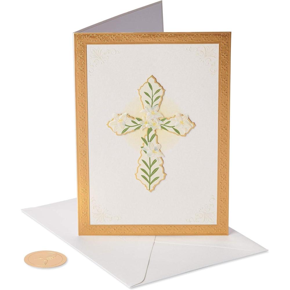 imagePapyrus Sympathy Card There Are No WordsWhite Crocus Vellums