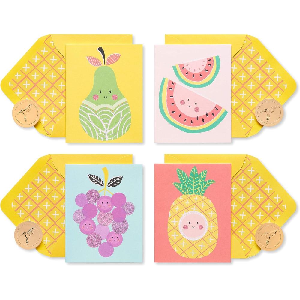 imagePapyrus Thank You Cards with Envelopes Fruits and Vegetables 20CountFruit