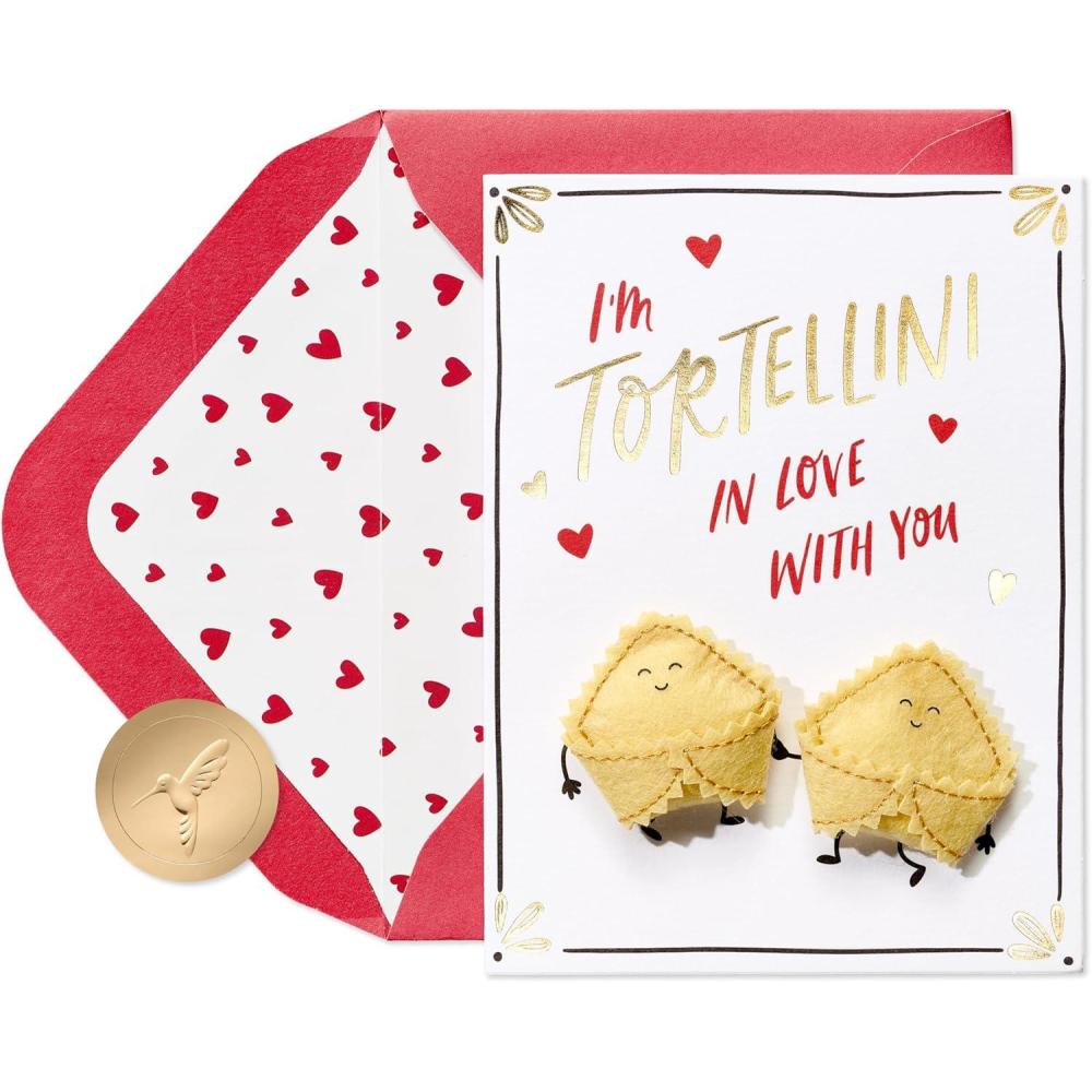 imagePapyrus Valentines Day Card for Husband You Are My Happy PlaceFSC Tortellini in Love