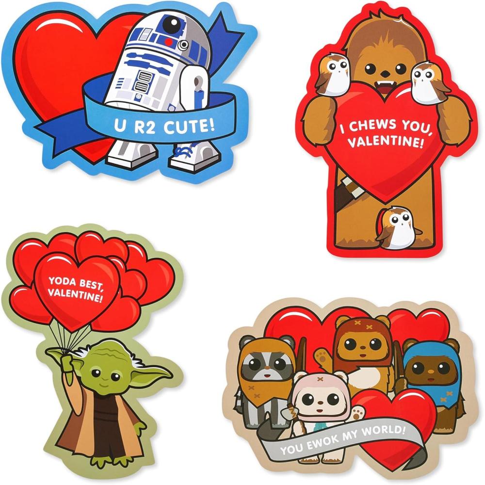 imagePapyrus Valentines Day Cards for Kids Monster Hearts 20Count 1 Sticker SheetFSC JUVIE PACK BABY YODA VAL