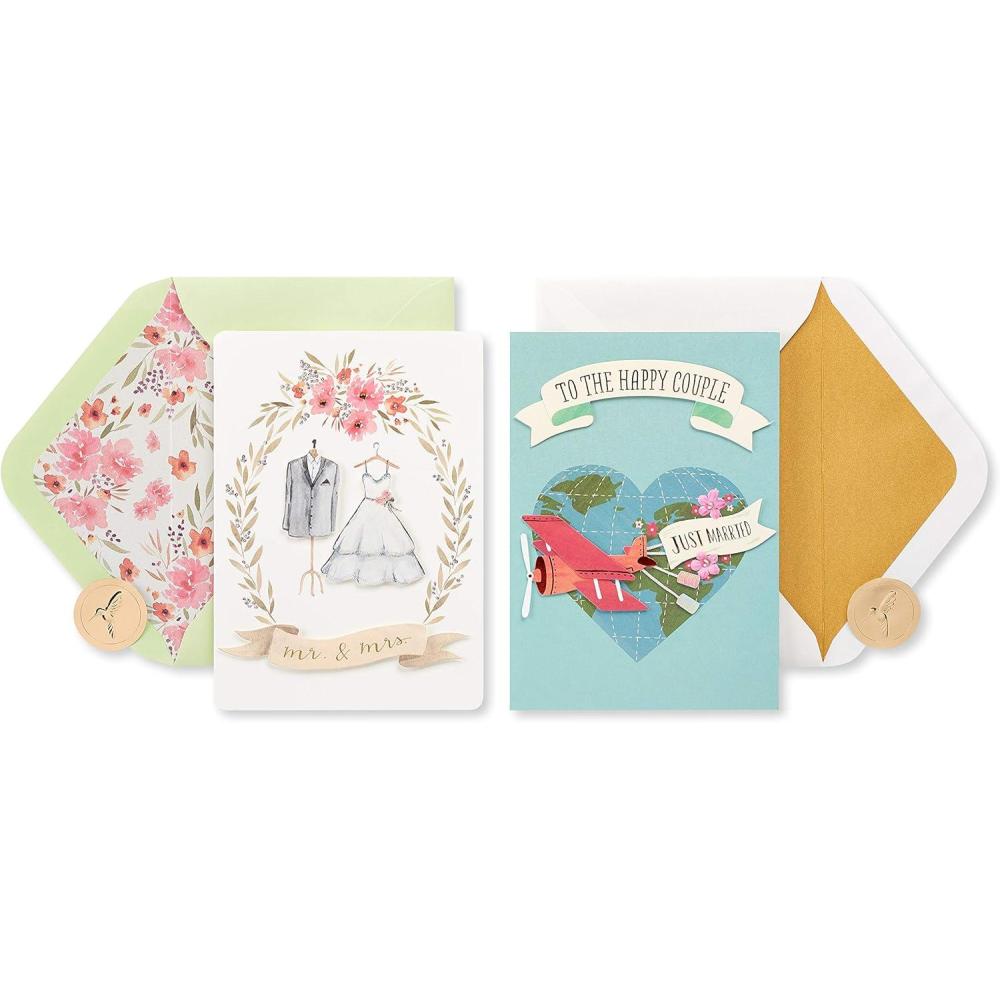 imagePapyrus Wedding Cards Congratulations Toast 2CountHappy Couple