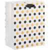 Black and Gold Polka Dots