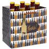 imagePapyrus 9quot Beer Gift Bag with Bottle Opener Bottles and Glasses for Birthdays and All Occasions 1 Bag