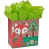 imagePapyrus 9quot Medium Gift Bag with Tissue Paper Fox for Baby Showers or Birthdays 1 Bag 8SheetsFox
