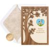 FSC Lasercut Tree Heart Charm
