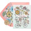 Flower & Bike with Glitter