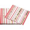 imagePapyrus Lunch Napkins Gold ampamp Red Stripes 20Count