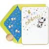imagePapyrus Peanuts Birthday Card with Snoopy Pin Birthday Blowout