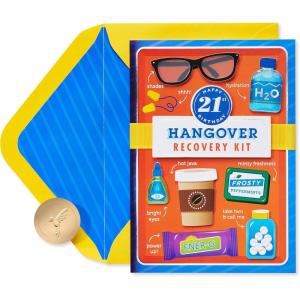 Papyrus 21st Birthday Card (Hangover Recovery Kit)(Hangover Recovery Kit)