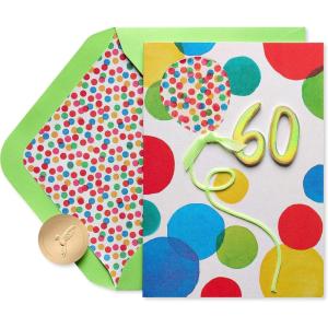 Papyrus 60th Birthday Card (Wonderful Celebration)(Wonderful Occasion)