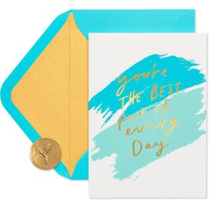 Papyrus 6332714 Greeting Card Best Part, 1 EA, Crazy, Wonderful Life(Crazy  Wonderful Life)