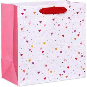 Papyrus 8.5″ Medium Gift Bag (Scattered Hearts) for Birthdays, Weddings, Bridal Showers and All Occasions – Limited Edition (1 Bag)(Scattered Hearts – Large Gift Bag)