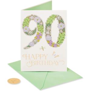 Papyrus 90th Birthday Card (Warm Memories)(Warm Memories)