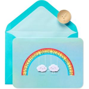 Papyrus Anniversary Card (My Sweetie Heart)(Rainbows)