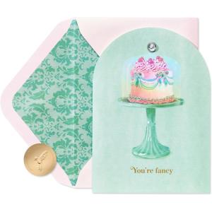 Papyrus Birthday Card (A Little Sparkle)(FSC Fancy Pink Cake)