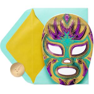 Papyrus Birthday Card (Time to Fiesta!)(FSC Luchador Mask)