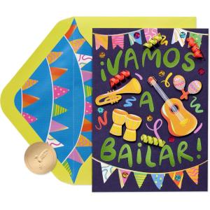 Papyrus Birthday Card (Time to Fiesta!)(FSC Musical Instruments)